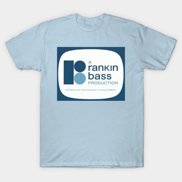 Official Rankin/Bass Productions TV Logo Licensed T-Shirt by Rick Goldschmidt Rankin/Bass Productions